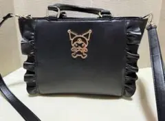 サンリオ クロミ フリル　ハンド ショルダーバッグ