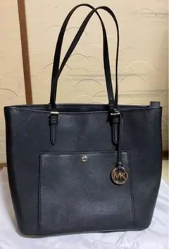 マイケルコース トートバッグ ネイビー
