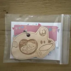 JAL 飛行機型木製キーホルダー