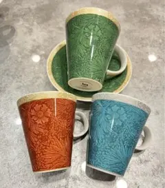 ニッコー　ウィリアムモリス　ティーカップ　コーヒーカップ　ソーサー