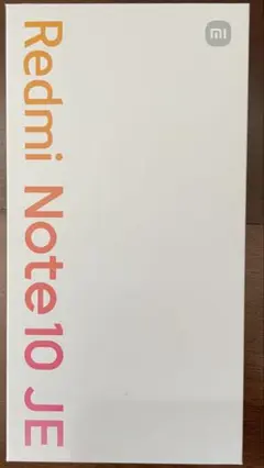 新品未使用　Redmi Note 10 JE
