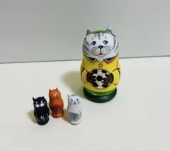 ヴィクトル・ニキーチン夫妻作　サッカー猫　マトリョーシカ