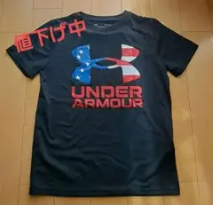 UNDER ARMOUR アメリカ国旗 Tシャツ YLG