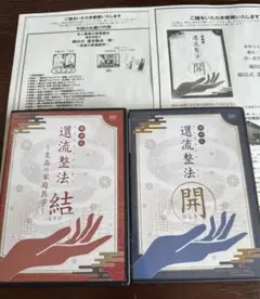 整体DVD計5枚【綿田式 還流整法 結】【綿田式 還流整法 開】綿田幸雄 綿田式 還流整法 結／開 綿田幸雄 整体 DVD5枚