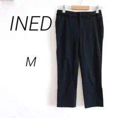 INED イネド　スラックス　カジュアルパンツ　M 黒　シンプル　合わせやすい