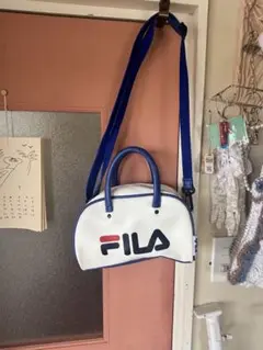 FILA ショルダーバッグ ホワイト/ブルー