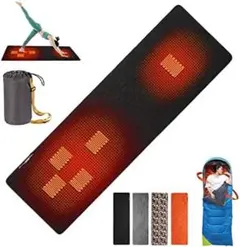 電熱マット 冬キャンプ 防寒 保温 秋冬アウトドア キャンプ 寝袋用