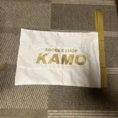 KAMO サッカーショップ 旗 ホワイト ゴールド