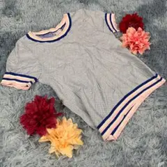 bonpoint ポンポワン キッズ Tシャツ 半袖 ドット 可愛い 青 ピンク