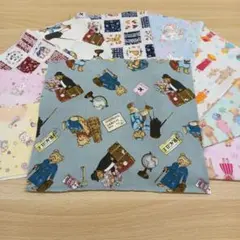 ★A242★ カットクロス/プリント生地/国産/25cm×25cm/10点