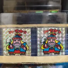 ビックリマン赤透け、透け無し計 2枚