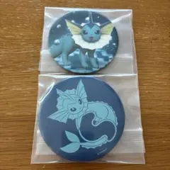 ポケモン 缶バッジ シャワーズ ポケモンセンター イーブイコレクション ポケセン