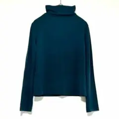 n0411【ジャンニロジュディチェ】カットソー　日本製　ハイネック ストレッチ