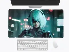 【ニーアオートマタ 2B】ゲーミングマウスパッドワイド 60cm×30cm