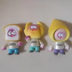 PAN DEAD パンデッド　ソフビ フィギュア 3体セット　ガチャガチャ