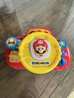 スーパーマリオ ドライブ大好きハンドル　ジョイパレット　音声付きおもちゃ