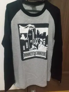 Bounty Hunter グレー ラグランTシャツ