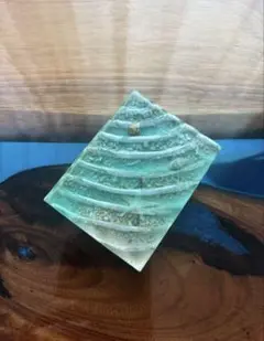 海のカケラ　水面　レジンアート　さざ波　8cm×6cm No.164