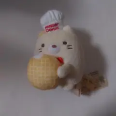 【新品】すみっコぐらし　てのりぬいぐるみ　ねこ　ミスド　エンゼルクリーム