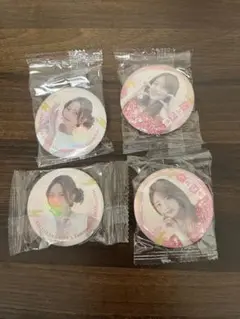 立花理香　上海ファンミーティング　缶バッジ4種コンプセット