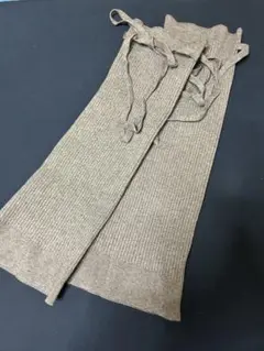 クロスリボンリブレッグウォーマー
