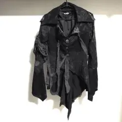 美品 DARK RED RUM H.jelly ダメージ加工 変形 コート 美品 DARK RED RUM H.jelly ダメージ加工 変形 コート
