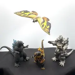 ゴジラ・メカゴジラ・モスラ(成虫) 「ミニバトルG」・デスゴジのセット出品！
