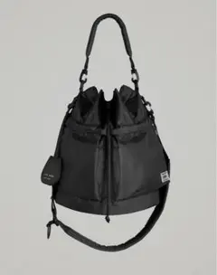L PORTER × HYKE 2WAY TOOL BAG BLACK ハイク
