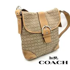 COACH ショルダーバッグ ミニシグネチャー 6377