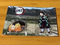鬼滅の刃　炭治郎　善逸　ufotable Cafe アクリルチャームセット