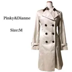 pinkyu0026dianne ピンキーアンドダイアン リボンベルト付きトレンチコート