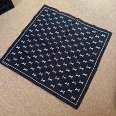 WTAPS 100% COTTON バンダナ 黒　ブラック