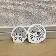 手描きキャラクター 2枚セット