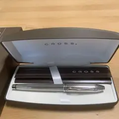【美品】万年筆 CROSS タウンゼント プラチナコーティング 字幅F