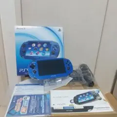 【美品】SONY PS Vita 本体 Wi-Fi サファイアブルー