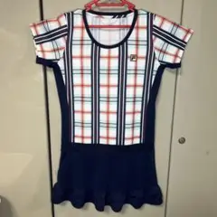 フィラ テニスウェア チェック ワンピース