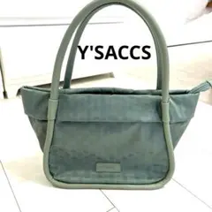 イザック　Y'SACCS トートバッグ　ナイロン　軽い　グリーン