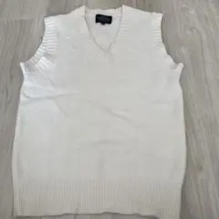 UNITED ARROWS ホワイト Vネック ノースリーブ M