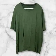 即日発送✨【F】ゆったりシルエット グリーン半袖Tシャツ メンズ ユニセックス
