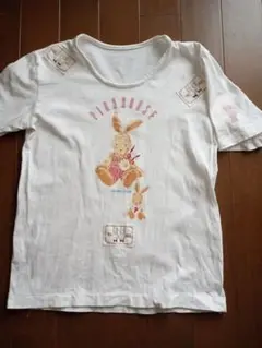 PINK HOUSE ウサギ刺繍 半袖Tシャツ Mサイズ