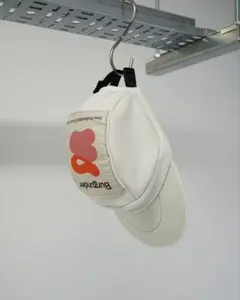 BURGUNDER Solid-S Cap Logo White