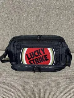 LUCKY STRIKE 刺繍 ナイロンバッグ　ポーチ