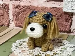 ミニサイズのお座りマルチーズ×ラウンド型コースター