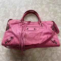バレンシアガ ピンク2ウェイバッグ♡