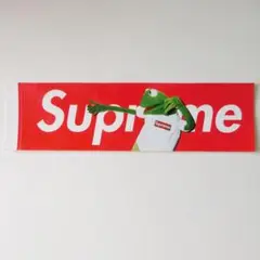 supreme カーミット　ステッカー　赤 Supreme - カーミット Supreme Kermit レアステッカー funnyface