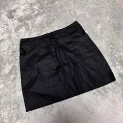 【LOULOU STUDIO】（S）ミニスカート ショート フロントファスナー