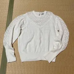 古着　i nou　白ニット