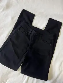 しまむら 黒 パンツ タイト スキニーパンツ