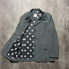【人気】ISSEY MIYAKE プリーツ ジャケット ドット 変形 レア 希少