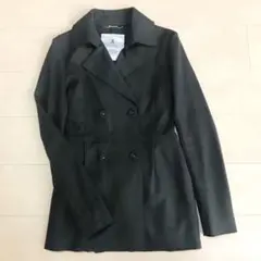 ara ara ウール ジャージー コート オリーブ グリーン